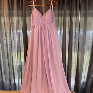 Azazie bridesmaids dress in lilac